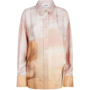 The Attico, Dames, Blouses & Shirts, Veelkleurig, Maat: XS Zijde,