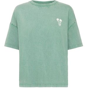 Ichi - Groene Pine Tee - T-shirt - Dames - Katoen