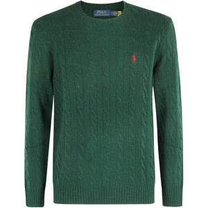 Polo Ralph Lauren, Heren, Truien, Groen, Maat: XL Wol,