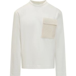 Jil Sander, Heren, Truien, Wit, Maat: S