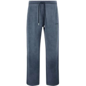 Off White, Heren, Broeken, Blauw, Maat: L Katoen,