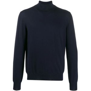 Barba, Heren, Truien, Blauw, Maat: 3XL Wol,