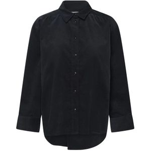 Part Two, Dames, Blouses & Shirts, Blauw, Maat: 2XS Katoen,