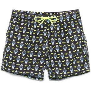 Saint Barth, Heren, Badkleding, Veelkleurig, Maat: S Poliester,