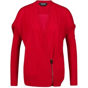 Tom Ford, Dames, Truien, Rood, Maat: M Kasjmier,