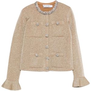 Self Portrait, Dames, Truien, Geel, Maat: XS