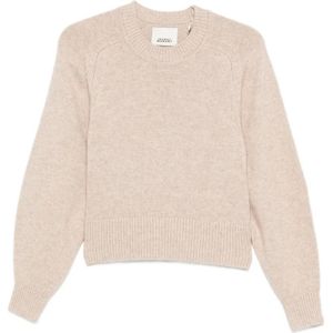 Isabel Marant, Dames, Truien, Beige, Maat: M Wol,