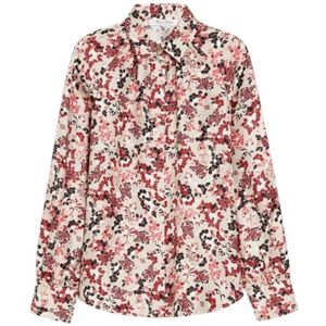 Max Mara, Dames, Blouses & Shirts, Veelkleurig, Maat: XS Zijde,