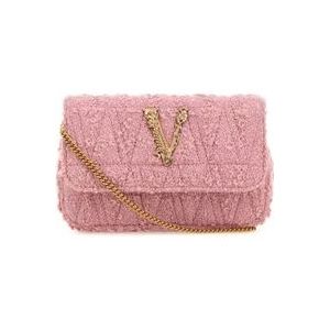 Versace Cross Body Bags , Pink , Dames , Maat: ONE Size