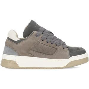 Hogan Grijze Suède Sneakers voor Vrouw , Gray , Dames , Maat: 37 1/2 EU