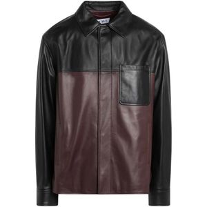 Loewe, Heren, Jassen, Bruin, Maat: L Leer,