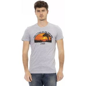 Trussardi, Heren, Tops, Grijs, Maat: XL Katoen,