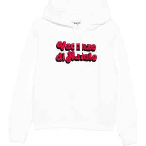 MC2 Saint Barth, Dames, Sweatshirts & Hoodies, Wit, Maat: S Katoen,