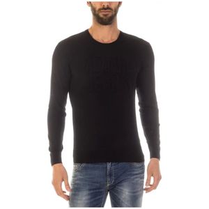Armani Jeans, Heren, Tops, Zwart, Maat: M