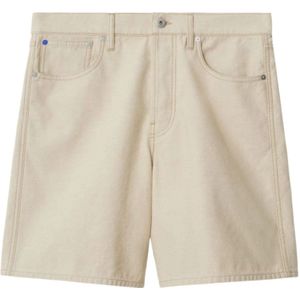 Burberry, Heren, Korte broeken, Beige, Maat: W33 Katoen,