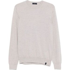Fay, Heren, Truien, Grijs, Maat: M Wol,