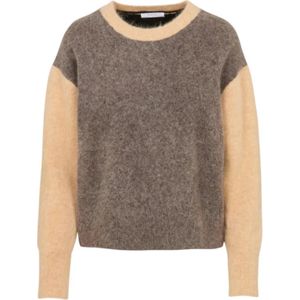 Majestic Filatures, Dames, Truien, Grijs, Maat: S Polyamide,