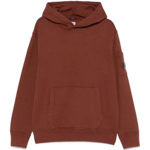 C.p. Company, Heren, Sweatshirts & Hoodies, Rood, Maat: XL Katoen,