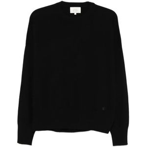 Loulou Studio, Dames, Truien, Zwart, Maat: XL