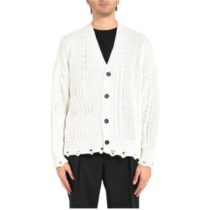 Daniele Alessandrini, Heren, Truien, Wit, Maat: M Wol,