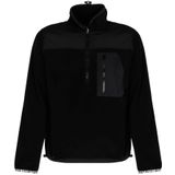 Diesel - Fleece Turtleneck Jacket - Coltrui - Zwart - 100% Polyester