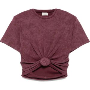 Magda Butrym, Dames, Tops, Rood, Maat: M