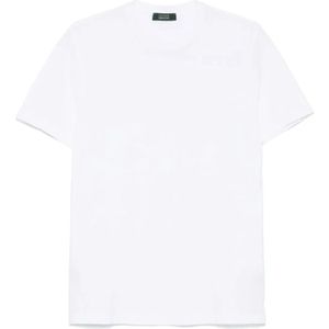 Zanone, Heren, Tops, Wit, Maat: 2XL