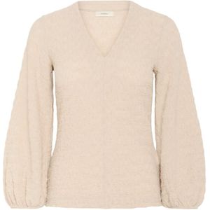 InWear, Dames, Blouses & Shirts, Beige, Maat: S Poliester,