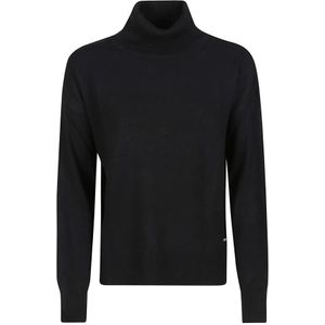 Woolrich, Dames, Truien, Zwart, Maat: M