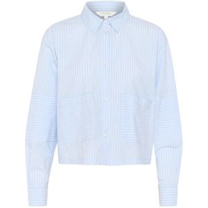 Part Two, Dames, Blouses & Shirts, Blauw, Maat: 3XL