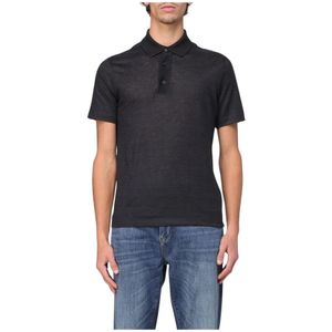 Paul & Shark, Heren, Tops, Zwart, Maat: L Katoen,