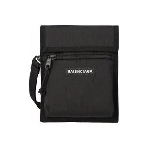 Balenciaga Nylon crossbody-bags , Black , Dames , Maat: ONE Size