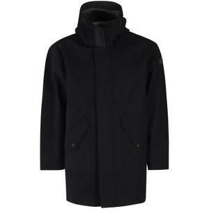 People of Shibuya, Heren, Mantels, Blauw, Maat: M Wol,