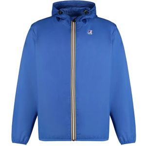 K-Way, Heren, Jassen, Blauw, Maat: L Nylon,