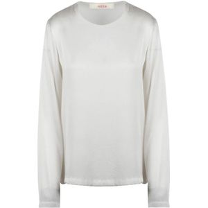 Jucca, Dames, Tops, Wit, Maat: XS Zijde,