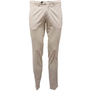 Michael Coal, Heren, Broeken, Wit, Maat: W31 Katoen,