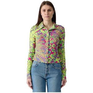Versace Jeans Couture, Dames, Blouses & Shirts, Veelkleurig, Maat: XS Jersey,