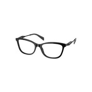 Prada Stijlvolle Zwarte Bril , Black , unisex , Maat: 54 MM