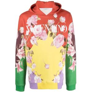 Valentino, Heren, Sweatshirts & Hoodies, Veelkleurig, Maat: XL Katoen,