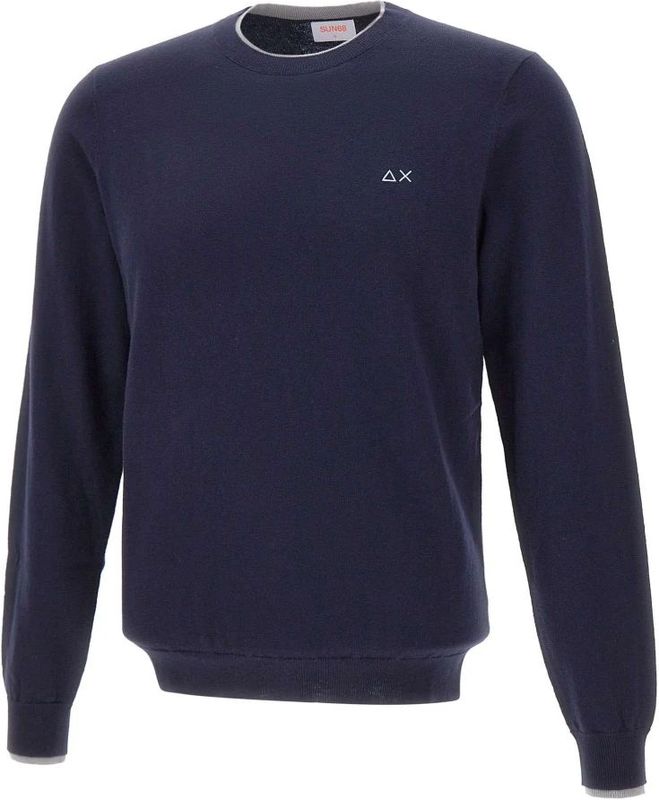 Sun68, Heren, Truien, Blauw, Maat: S