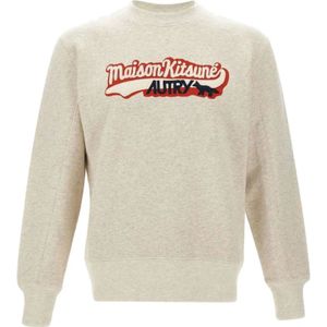 Autry, Heren, Sweatshirts & Hoodies, Grijs, Maat: S Katoen,