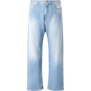 Roberto Cavalli, Heren, Jeans, Blauw, Maat: W30 Denim,