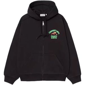 Carhartt Wip, Heren, Sweatshirts & Hoodies, Zwart, Maat: S