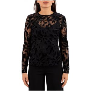 Max Mara Studio, Dames, Tops, Zwart, Maat: 2XS