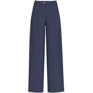 Guess - Blauwe Broek - Dames - Slim Fit - Katoen