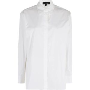 Theory, Dames, Blouses & Shirts, Wit, Maat: S