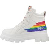 Buffalo - Aspha NC Mid - Schoen - Wit - Halfhoge Platformboot