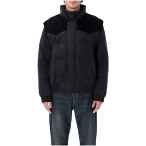 Isabel Marant, Heren, Jassen, Zwart, Maat: L Katoen,