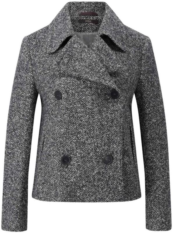 Windsor, Dames, Jassen, Grijs, Maat: XS Zijde,