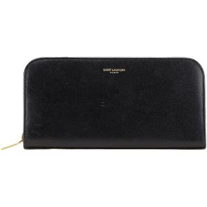 Yves Saint Laurent Vintage, Dames, Pre-owned, Zwart, Maat: ONE Size Leer,